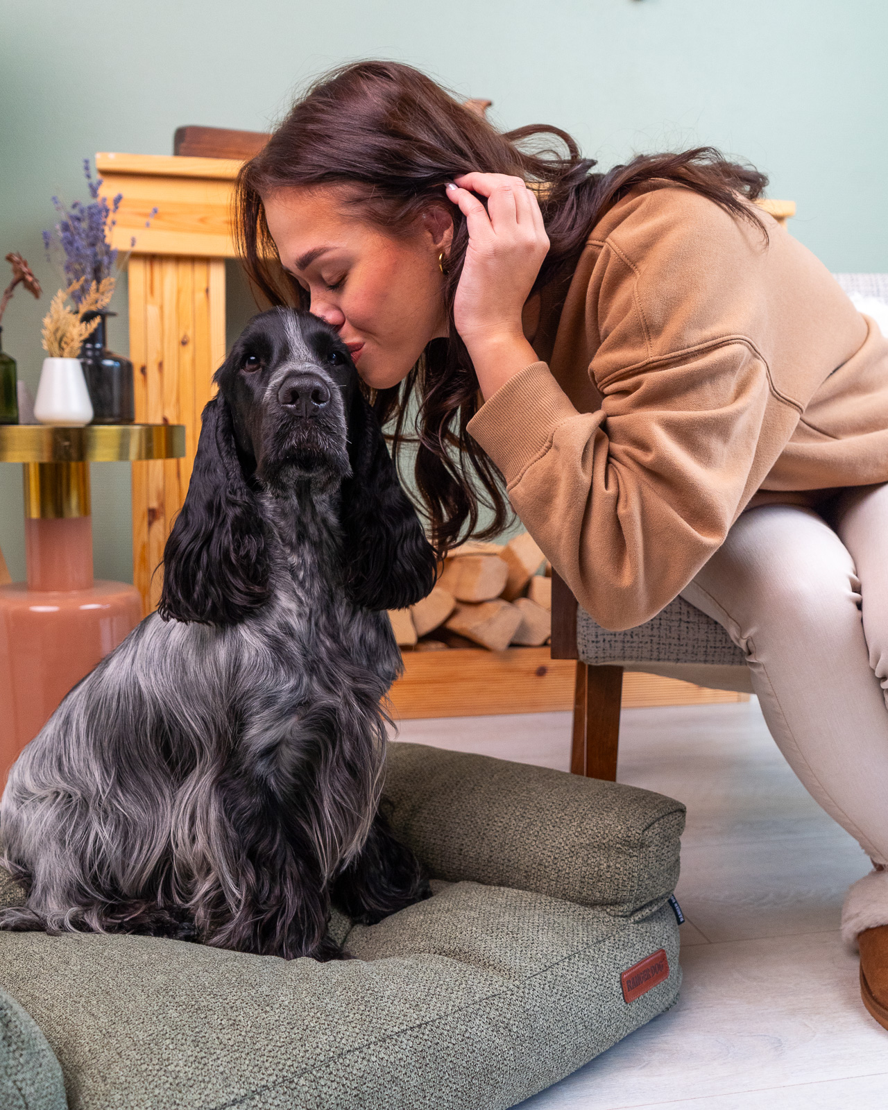 STUDIO kutyakanapé, zöld