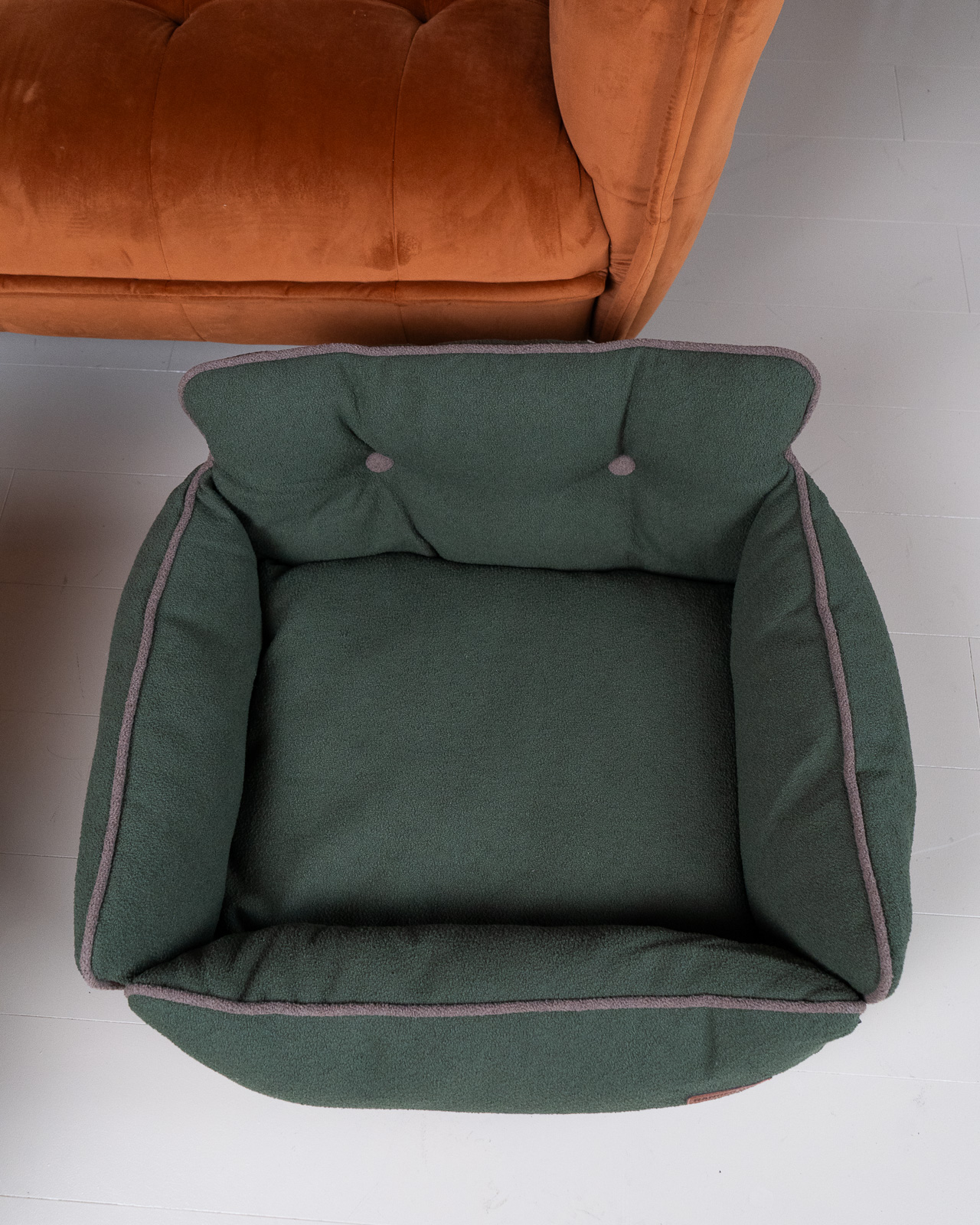 BOHEMIAN design kutyafotel, zöld