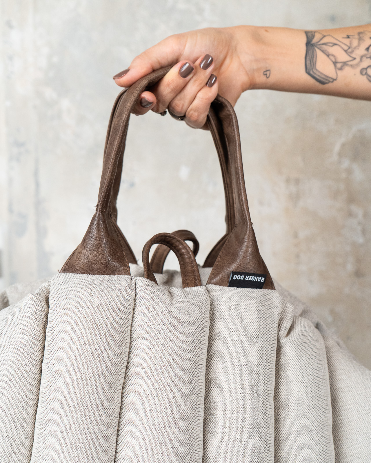 NEW YORK kutyahordozó táska, törtfehér