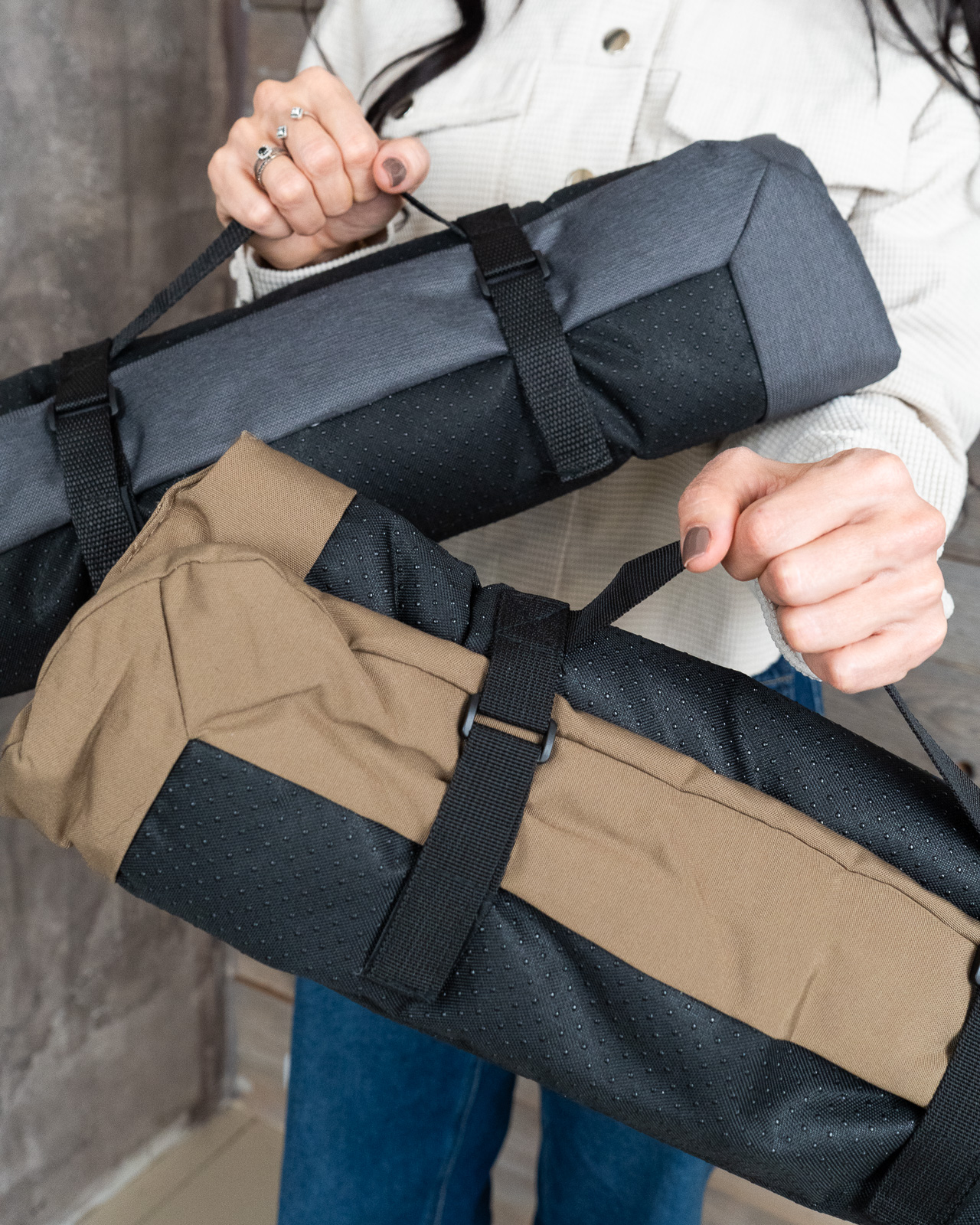 TRAVEL hordozható kutyafekhely, barna