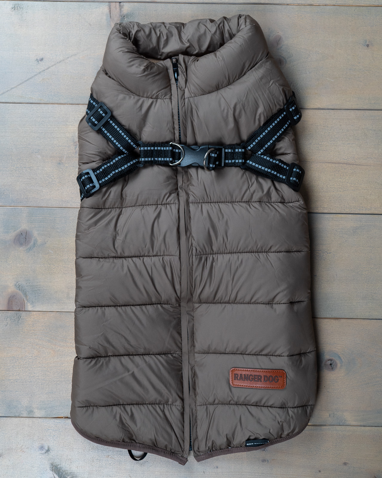 URBAN vízálló kutyakabát, hámmal