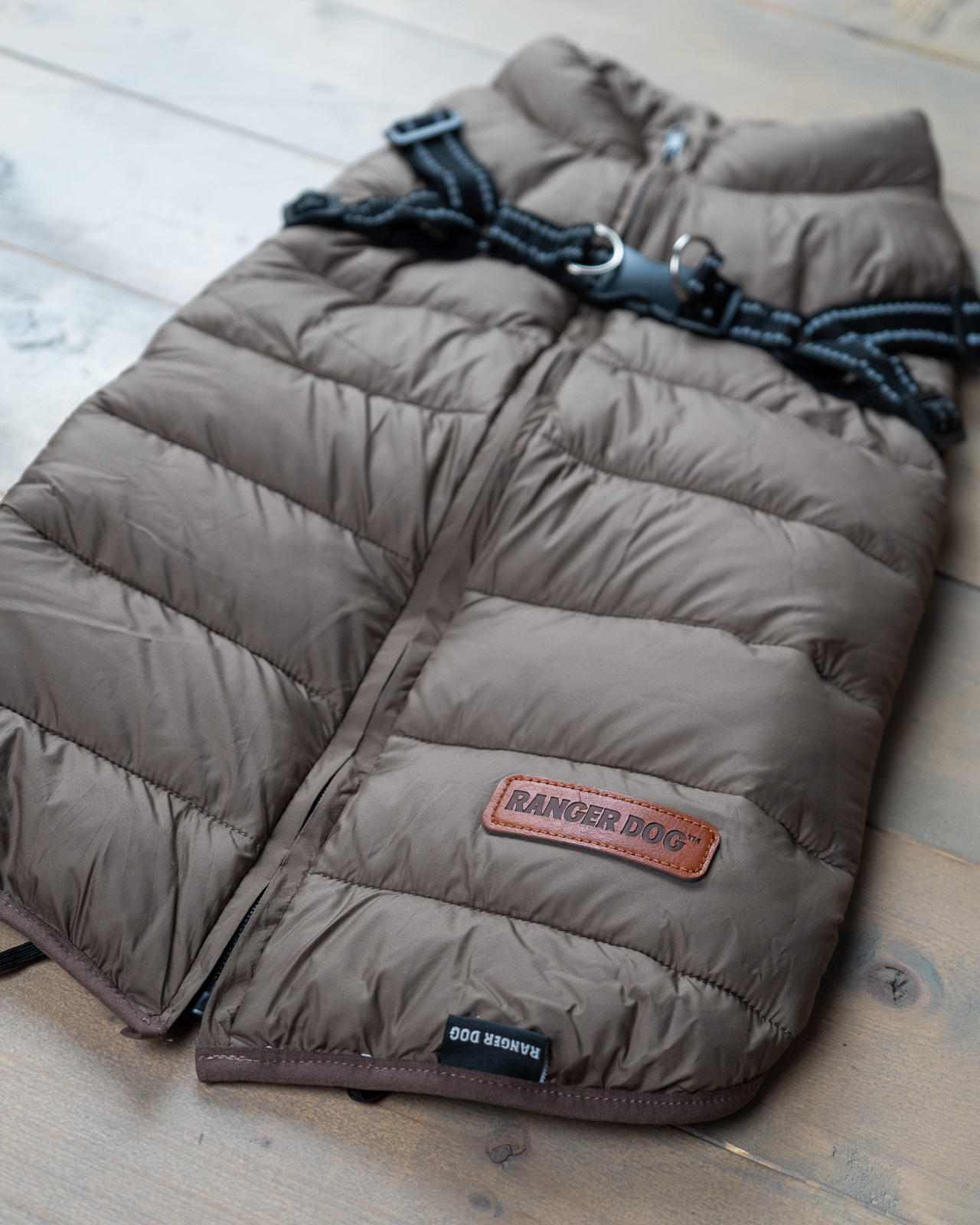 URBAN vízálló kutyakabát, hámmal