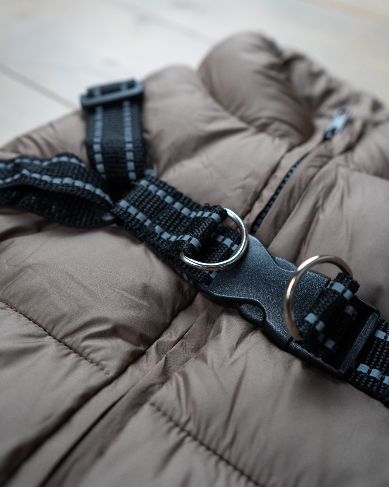 URBAN vízálló kutyakabát, hámmal