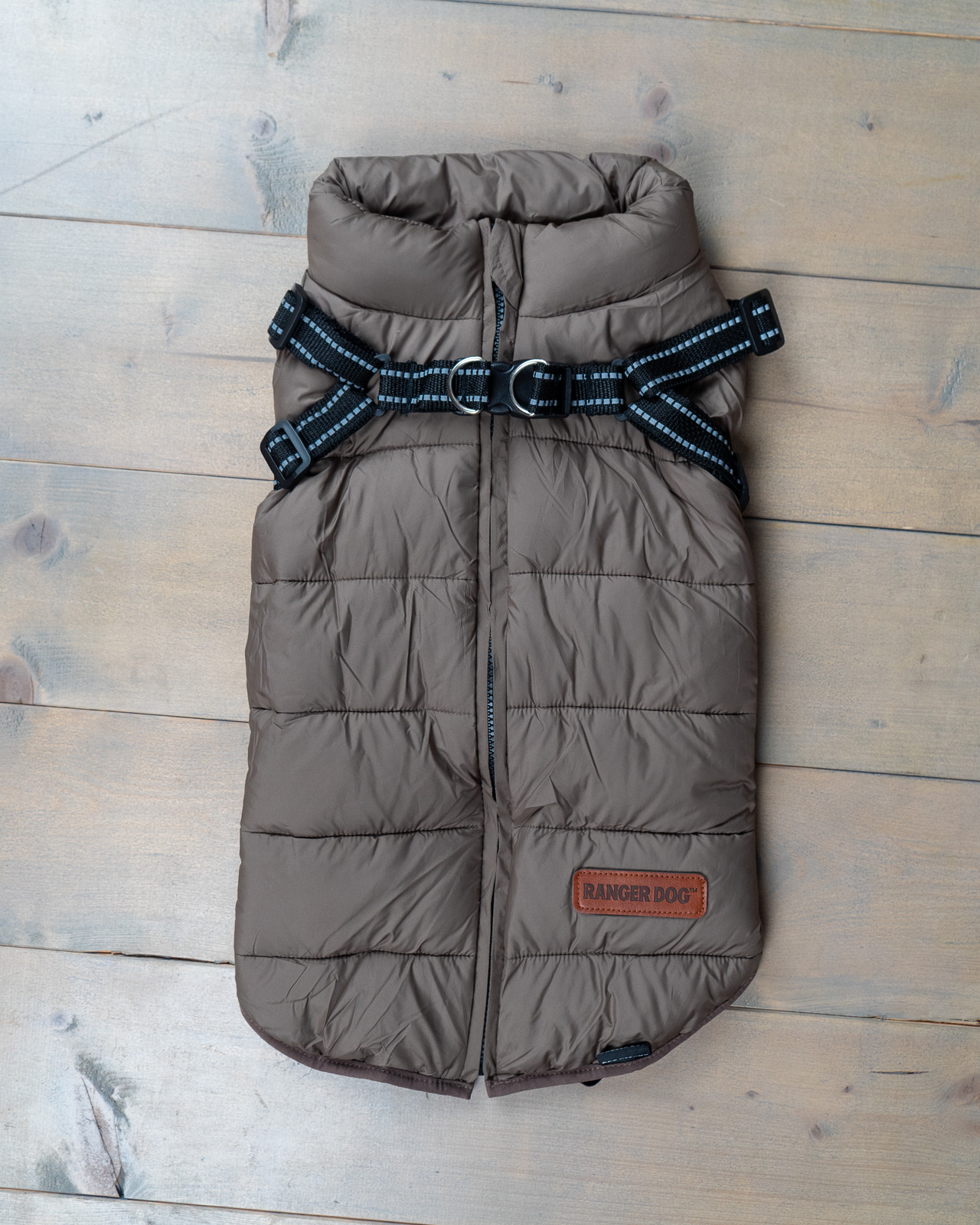 URBAN vízálló kutyakabát, hámmal