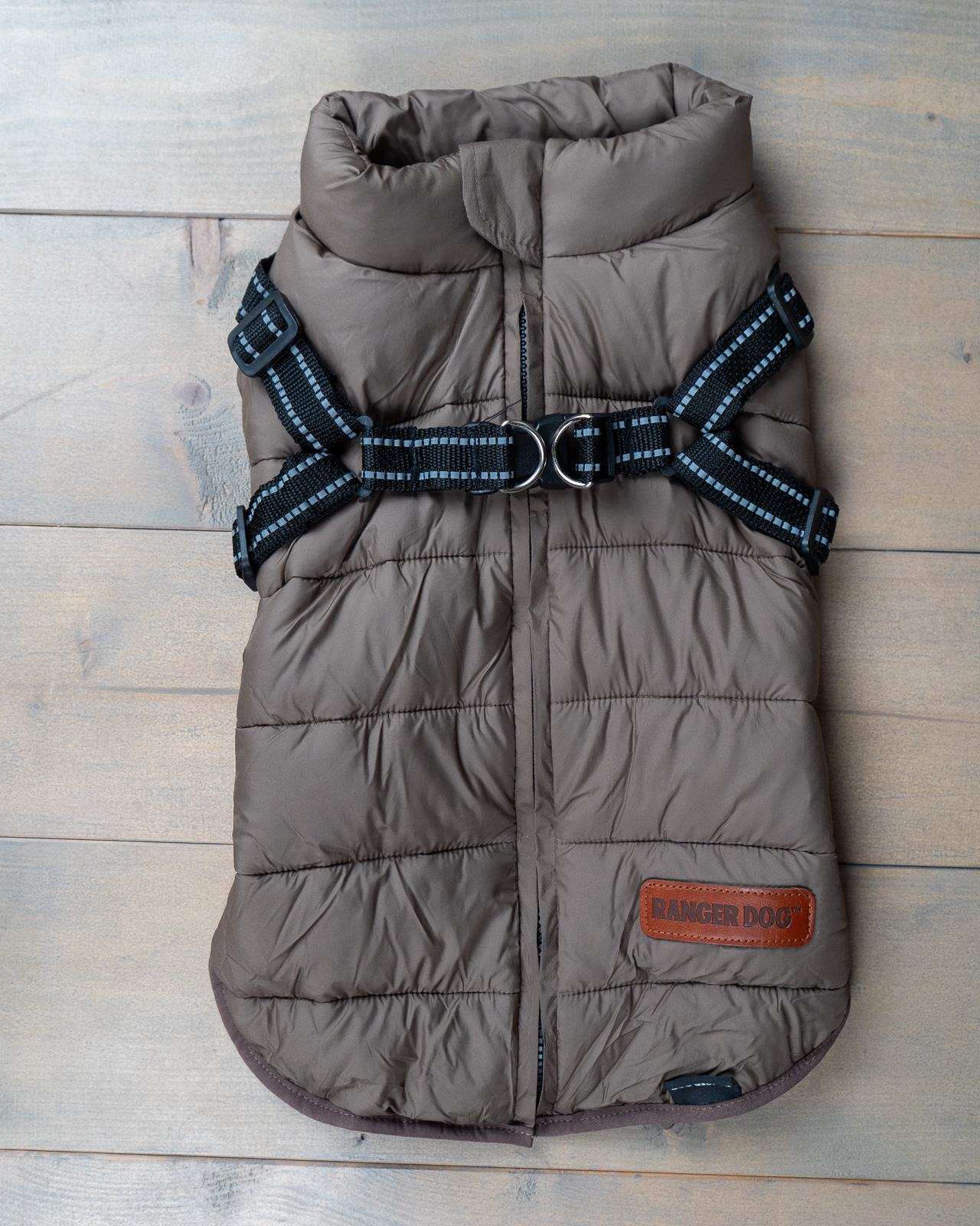 URBAN vízálló kutyakabát, hámmal